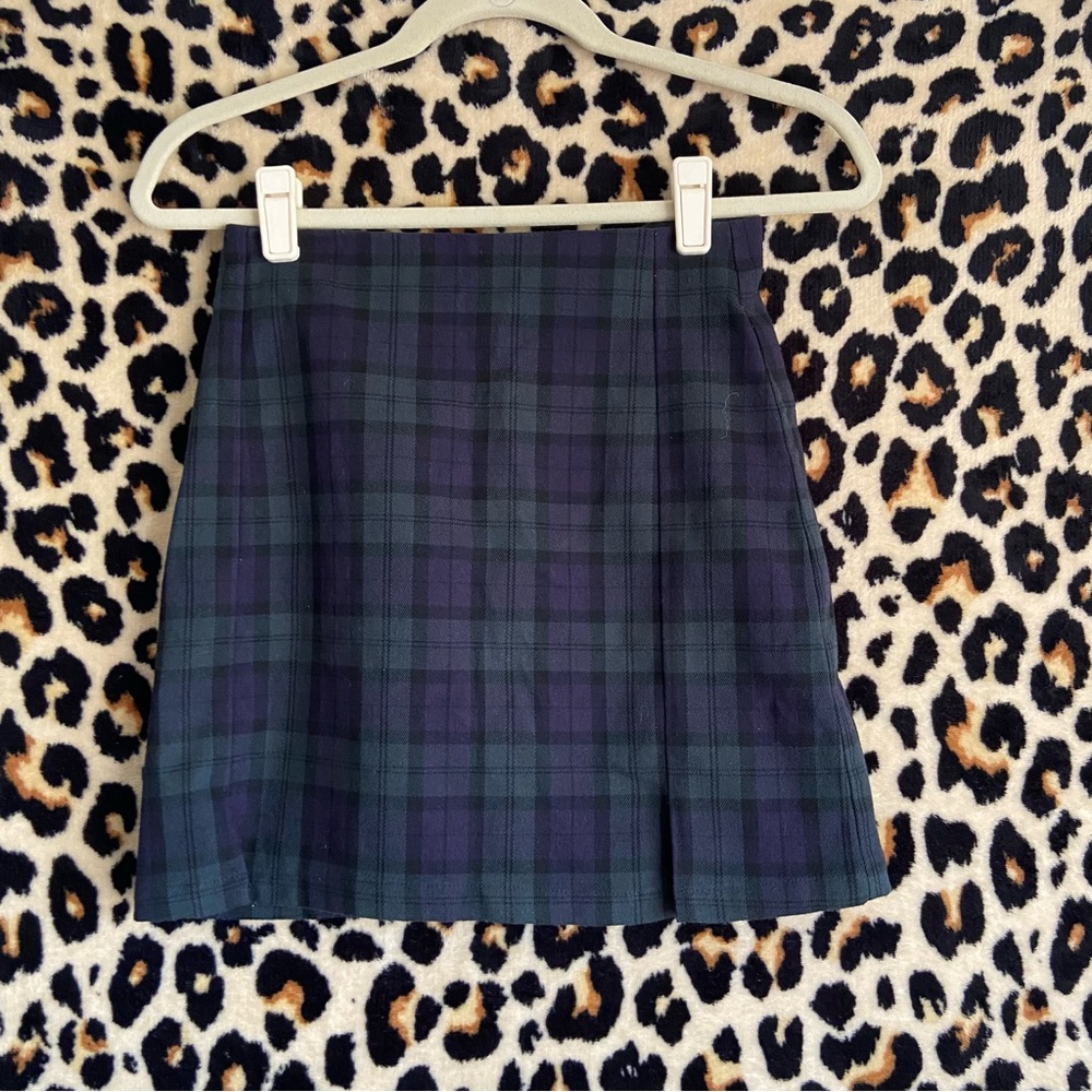 Brandy Melville Plaid Mini Skirt